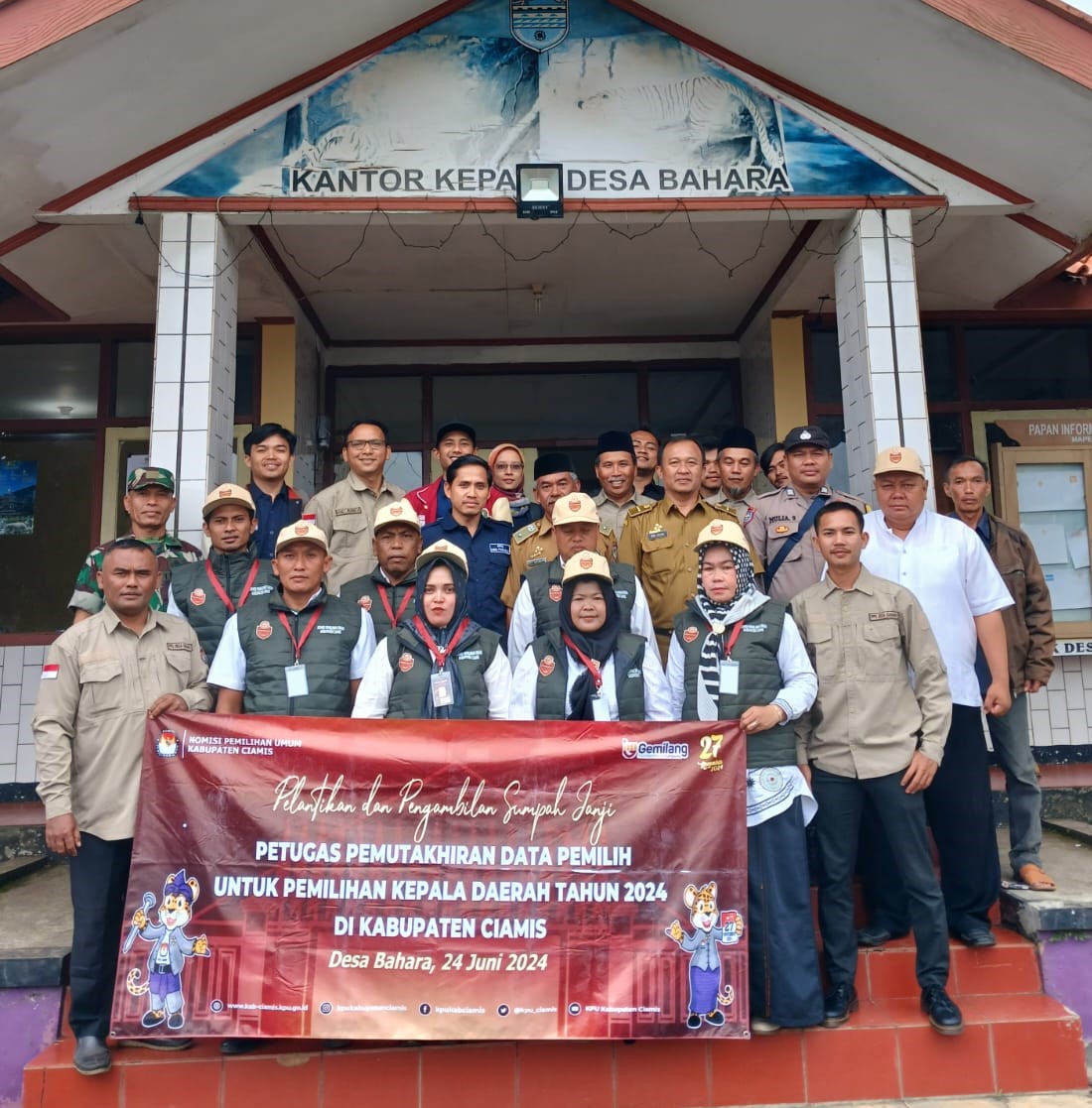 PELANTIKAN PANTARLIH DESA BAHARA