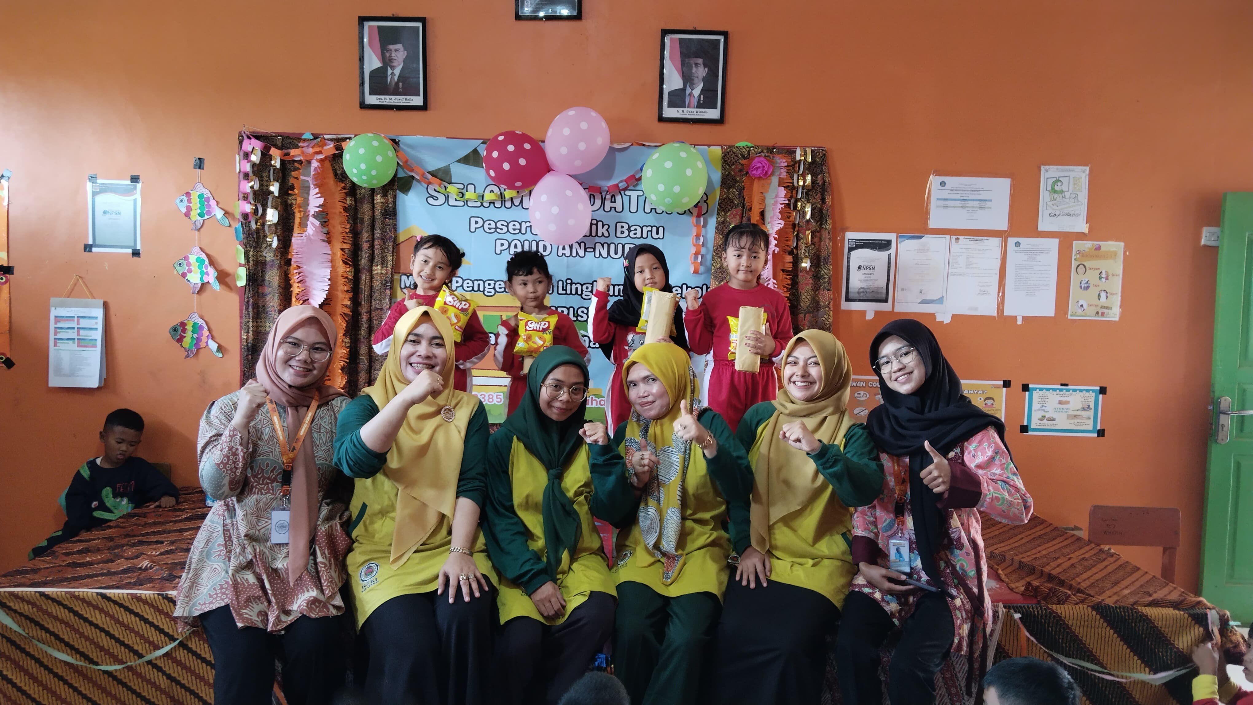 EKSISTENSI KKN UNIVERSITAS PERJUANGAN DALAM KEGIATAN MPLS DI TK AN-NUR DESA BAHARA