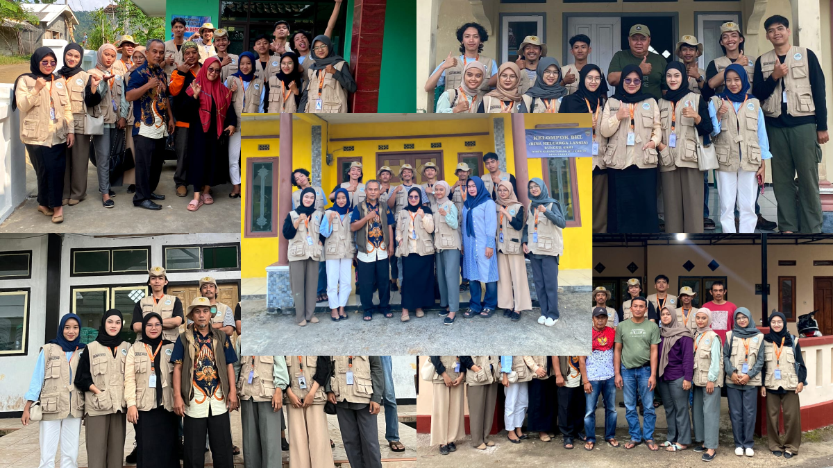 MAHASISWA KKN KUNJUNGI KEPALA WILAYAH DUSUN DI DESA BAHARA