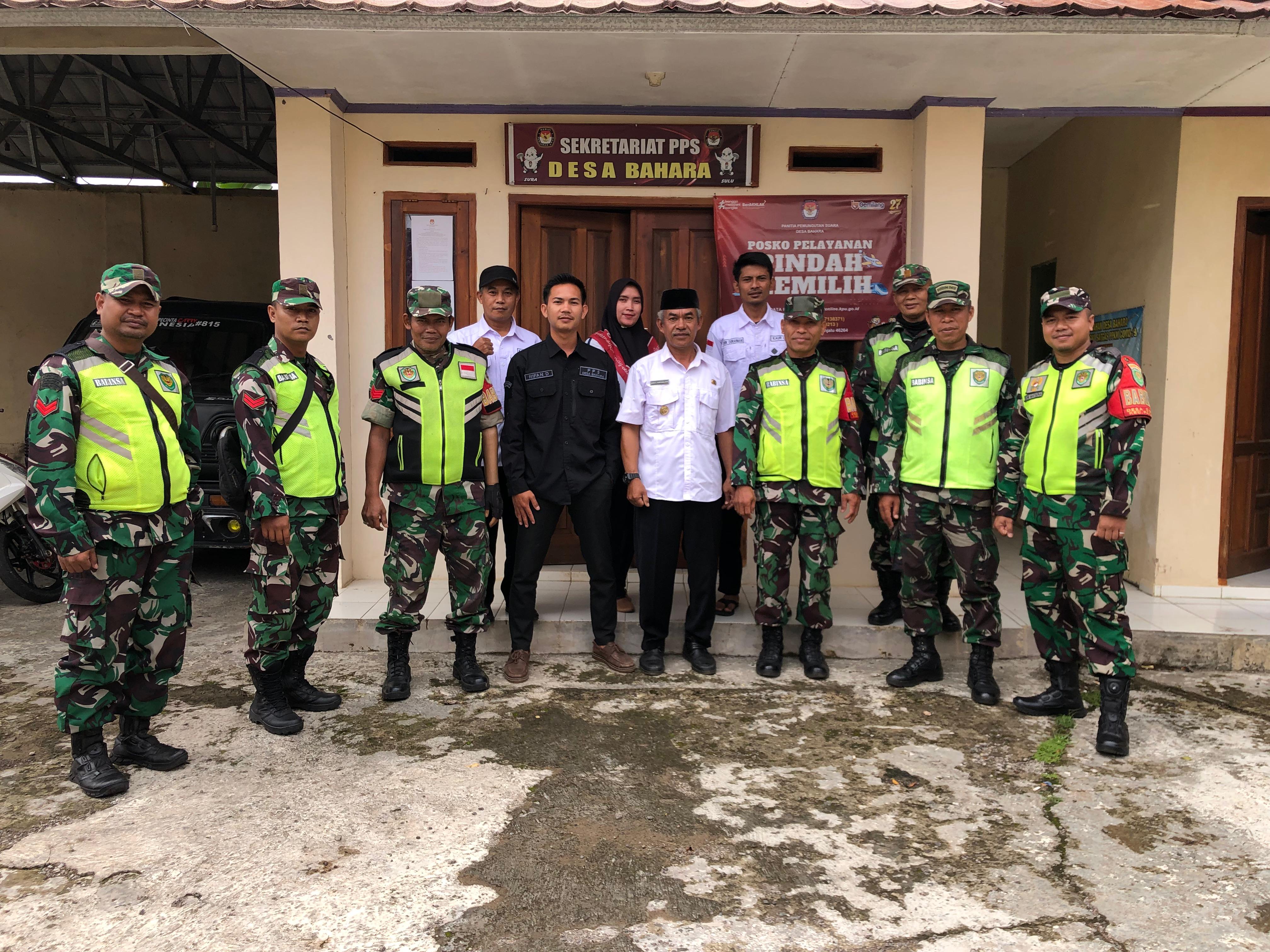 DANRAMIL KEC.PANJALU GIAT SOSIALISASI KONDUSIFITAS PILKADA 2024.